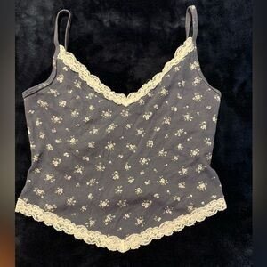 Hollister floral tank top